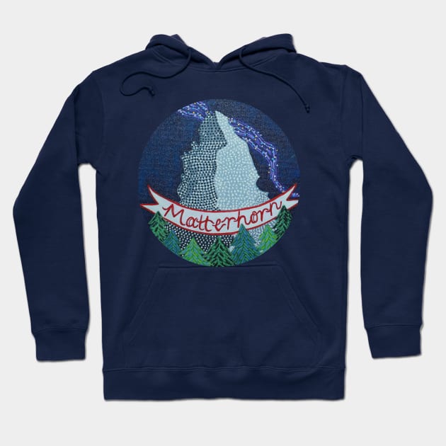 The Matterhorn Hoodie by oil and ink